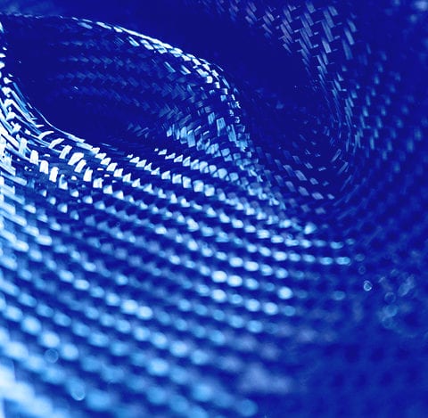 Close up of carbon fibre